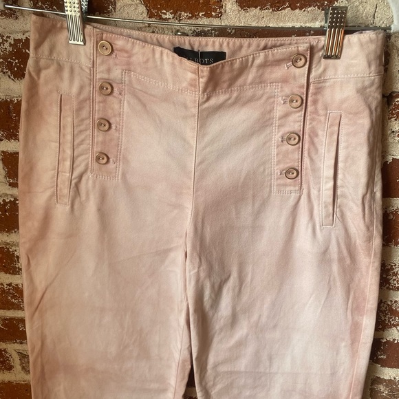 avocado dyed high rise, wide leg trousers - Picture 5 of 8